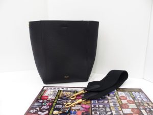 春日部 買取専門 東京市場 東武豊春駅西口店 セリーヌ サングルバケット スモール ショルダーバッグ 買取しました。