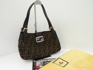 町田市 相模原 買取専門 東京市場 町田駅前コビルナ店 ブランド フェンディ ズッカ ハンドバッグ 買取しました。