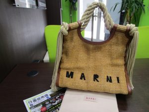 鹿児島市 東京市場 天文館 地蔵角交番前店 ブランド マルニ バッグ 買取しました。