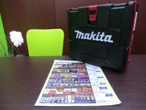 鹿児島市 買取専門 東京市場 国道225号宇宿店 電動工具 マキタ インパクトドライバ 買取しました。