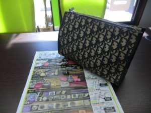 鹿児島市 買取専門 東京市場 国道225号宇宿店 ブランド ディオール トロッター クラッチバッグ 買取しました。