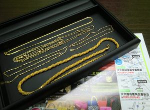 鹿児島市 買取専門 東京市場 天文館 地蔵角交番前店 貴金属 金 ネックレス 買取しました。