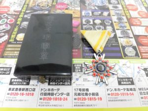 前橋市内 買取専門 東京市場 17号前橋元総社南小前店 アンティーク 勲章 買取しました。