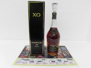 前橋市内 買取専門 東京市場 17号前橋元総社南小前店 洋酒 ブランデー カミュ XO 買取しました。