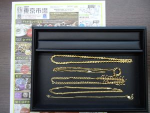 所沢 入間 狭山 日高 秩父 東村山 買取専門 東京市場 西武小手指駅北口タワーズ店 貴金属 K18 アクセサリー 買取しました。