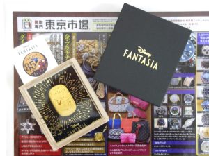 高崎市内 買取専門 東京市場 ドンキホーテ 高崎店 ディズニー ファンタジア 純金小判 買取しました。