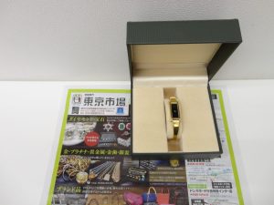 大田原市内！買取専門 東京市場 ドンキホーテ大田原店 ブランド グッチ クオーツ 腕時計 買取しました。