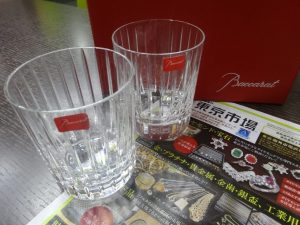 姶良市 買取専門 東京市場 姶良国道10号店 バカラ ロックグラス 買取しました。