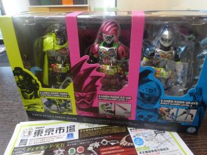 姶良市 買取専門 東京市場 姶良国道10号店 バンダイ 仮面ライダーエグゼイド フィギュア 買取しました。