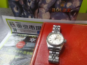 姶良市 買取専門 東京市場 姶良国道10号店 ロレックス デイトジャスト 買取しました。