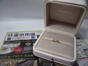 鹿児島市内 買取専門 東京市場 鹿児島中央店 ブランド ブシュロン リング 買取しました。