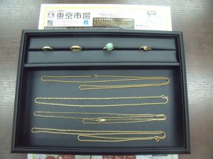 鹿児島市内 買取専門 東京市場 鹿児島中央店 貴金属 18金 アクセサリー 買取しました。