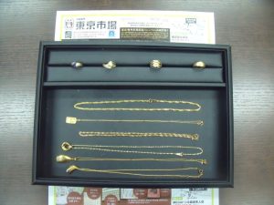 鹿児島市内 買取専門 東京市場 鹿児島中央店 貴金属 18金 アクセサリー 買取しました。