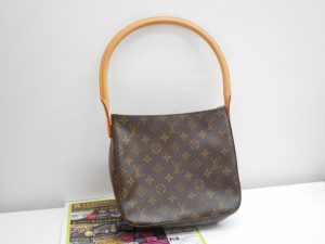 春日部市・さいたま市岩槻区 買取専門 東京市場 東武豊春駅西口店 ルイ・ヴィトン モノグラム ルーピング 買取しました。