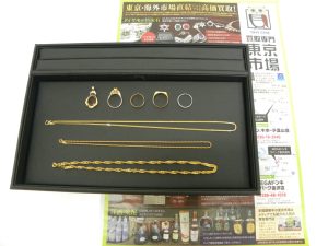 金沢市内 買取専門 東京市場 メガドンキラパーク金沢店 貴金属 金 プラチナ アクセサリー 買取しました。