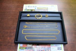 鹿児島市 買取専門 東京市場 天文館 地蔵角交番前店 貴金属 金 リング トップ ネックレス 買取しました。