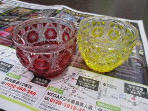 買取専門 東京市場 MEGAドン.キホーテ霧島隼人店 工芸品 薩摩切子 猪口 買取しました。