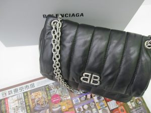 所沢 入間 狭山 日高 秩父 東村山 買取専門 東京市場 西武小手指駅北口タワーズ店 ブランド バレンシアガ バッグ 買取しました。