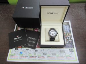 鹿児島市 買取専門 東京市場 国道225号宇宿店 ブランド タグホイヤー 腕時計 買取しました。