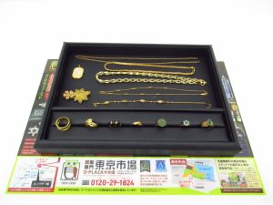 大分市 買取専門 東京市場 Dプラザ大分店 貴金属 金 K18 リング ネックレス アクセサリー 買取しました。