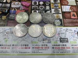 鹿児島市 買取専門 東京市場 サンキュー新栄店 東京オリンピック 1000円記念硬貨 買取しました。