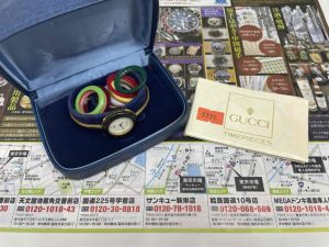 鹿児島市 買取専門 東京市場 サンキュー新栄店 ブランド グッチ GUCCI 腕時計 買取しました。