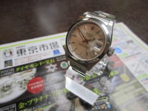 姶良市 買取専門 東京市場 姶良国道10号店 ロレックス デイト 買取しました。