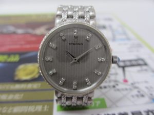 いづろ 金生町 中町 照国通り 東京市場 天文館 御着屋交番前店 ブランド 時計 エテルナ 買取しました。