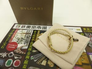 薩摩川内市！ 買取専門 東京市場 タイヨー永利店 ブランド ブルガリ ブレスレット 買取しました。