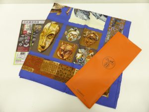 薩摩川内市！ 買取専門 東京市場 タイヨー永利店 ブランド エルメス スカーフ 買取しました。