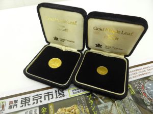 薩摩川内市！ 買取専門 東京市場 タイヨー永利店 金製品 メイプル金貨 買取しました。