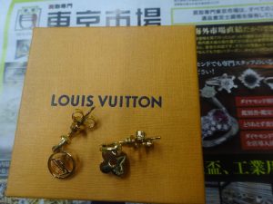 姶良市 買取専門 東京市場 姶良国道10号店 ブランド ルイヴィトン ピアス 買取しました。