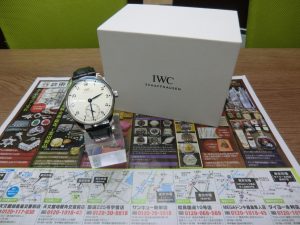 鹿児島市 買取専門 東京市場 サンキュー新栄店 ブランド IWC 腕時計 買取しました。