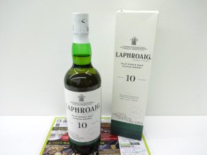 日立 高萩 北茨城 常陸太田 買取専門 東京市場 メガドンキ 日立店 洋酒 ラフロイグ ウイスキー 買取しました。