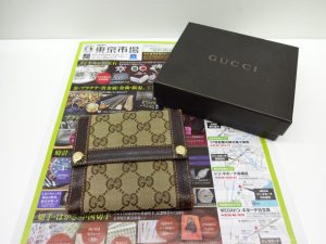 日立 高萩 北茨城 常陸太田 買取専門 東京市場 メガドンキ 日立店 ブランド グッチ 財布 バッグ 買取しました。