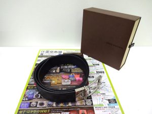 日立 高萩 北茨城 常陸太田 買取専門 東京市場 メガドンキ 日立店 ブランド ルイヴィトン ベルト 買取しました。