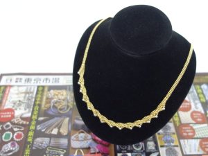 高崎市内 買取専門 東京市場 ドンキホーテ 高崎店 貴金属 K18 Pt850 コンビ ネックレス 買取しました。