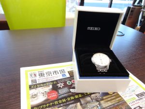 大田原市内！買取専門 東京市場 ドンキホーテ大田原店 ブランド セイコー オートマチック 腕時計 買取しました。