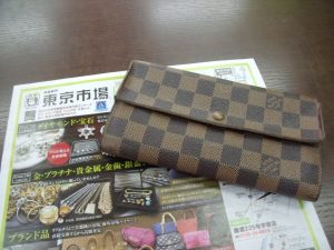 鹿児島市内 買取専門 東京市場 鹿児島中央店 ブランド ルイヴィトン 財布 買取しました。