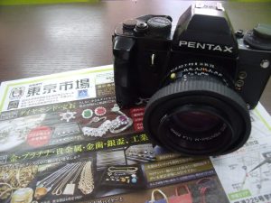 鹿児島市内 買取専門 東京市場 鹿児島中央店 カメラ ペンタックス 一眼レフ 買取しました。