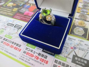 鹿児島市 買取専門 東京市場 サンキュー新栄店 貴金属 ダイヤ 色石 リング 買取しました。