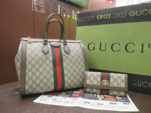 霧島市 買取専門 東京市場 ドンキホーテ霧島隼人店 ブランド グッチ 2WAYバッグ 買取しました。