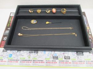 鹿児島市 買取専門 東京市場 サンキュー新栄店 貴金属 金 リング ネックレス 買取しました。