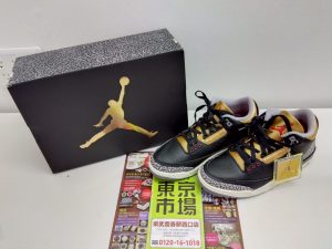 春日部市内！ 買取専門 東京市場 東武豊春駅西口店 ナイキ ウィメンズ エアジョーダン 3 レトロ 買取しました。