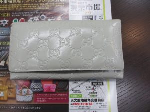 鹿児島市 東京市場 天文館 地蔵角交番前店 ブランド グッチ 財布 買取しました。