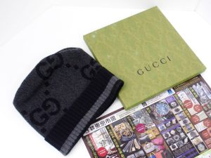 町田市 相模原 出張買取 買取専門 東京市場 町田駅前コビルナ店 ブランド グッチ ビックGG ニット 帽子 買取しました。