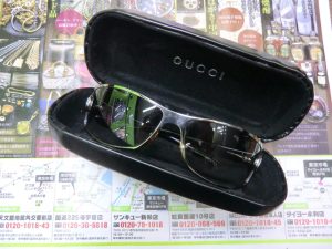 鹿児島市 買取専門 東京市場 サンキュー新栄店 ブランド GUCCI サングラス 買取しました。