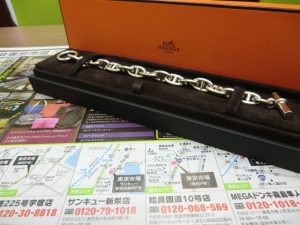 鹿児島市 買取専門 東京市場 サンキュー新栄店 ブランド HERMES アクセサリー 買取しました。