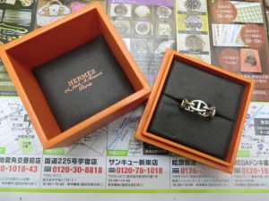 鹿児島市 買取専門 東京市場 サンキュー新栄店 ブランド HERMES アクセサリー 買取しました。