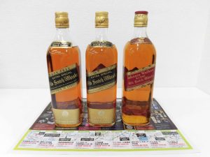 前橋市内 買取専門 東京市場 17号前橋元総社南小前店 洋酒 ウイスキー ジョニーウォーカー 買取しました。